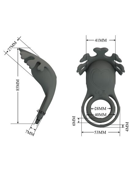 Эрекционное кольцо с вибрацией "Master Ring" , изображение 7