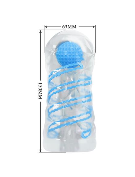 Мастурбатор мужской с дополнительной стимуляцией, 15 см , изображение 5