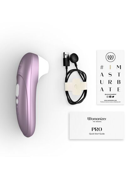 Бесконтактный клиторальный стимулятор Womanizer Pro сиреневый , изображение 3