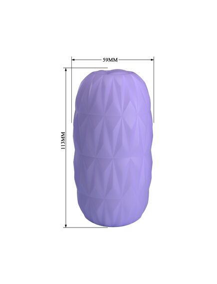 Яйцо мастурбатор с ярким рельефом из серии "Athena Alice", 11,3 см , изображение 6