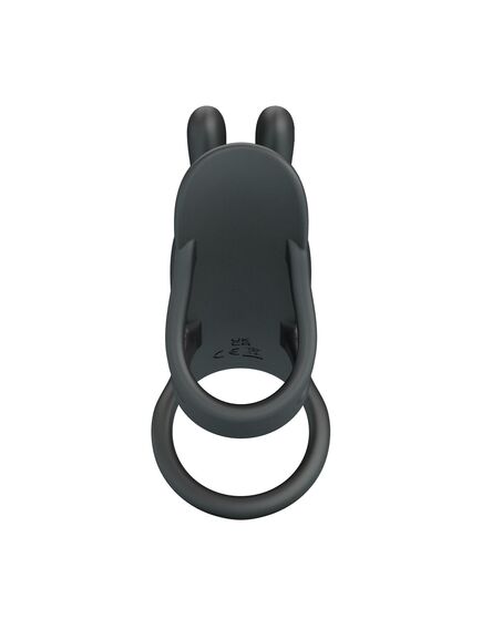 Эрекционное кольцо с вибрацией и отростком для стимуляции клитора "Matty" , изображение 4