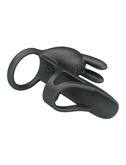 Эрекционное кольцо с вибрацией и отростком для стимуляции клитора "Matty" , изображение 6