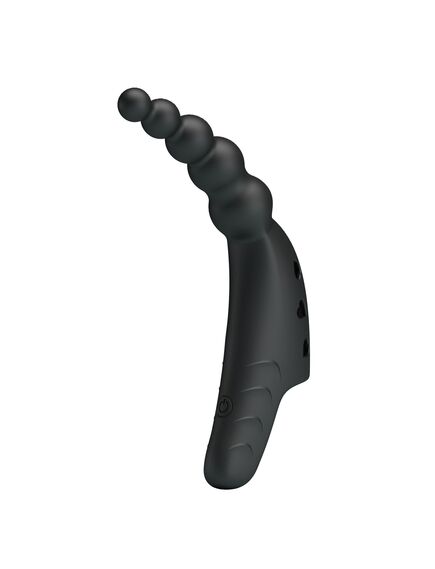 Насадка на палец рельефная с вибрацией "Jordin", 12,2 см , изображение 2