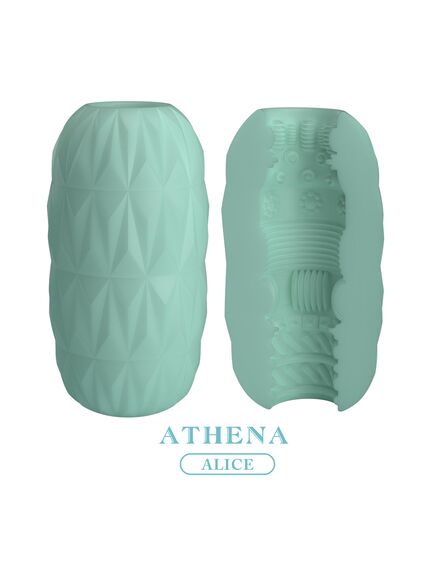 Яйцо мастурбатор с ярким рельефом из серии "Athena Alice", 11,3 см , изображение 2