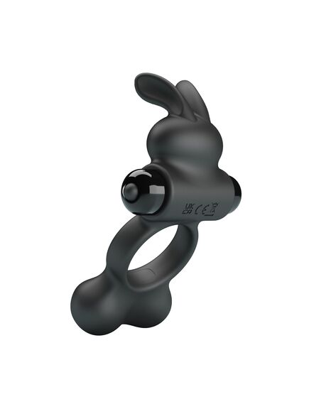 Эрекционное кольцо с вибрацией и стимуляцией клитора с утяжелителями "Yusuf" , изображение 4