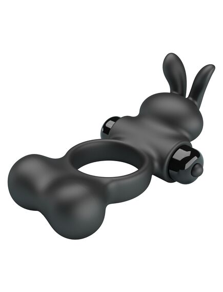 Эрекционное кольцо с вибрацией и стимуляцией клитора с утяжелителями "Yusuf" , изображение 6