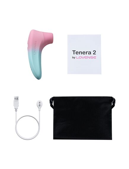Вакуммно-волновой стимулятор клитора LOVENSE Tenera 2 PulseSense, силикон, розовый , изображение 6