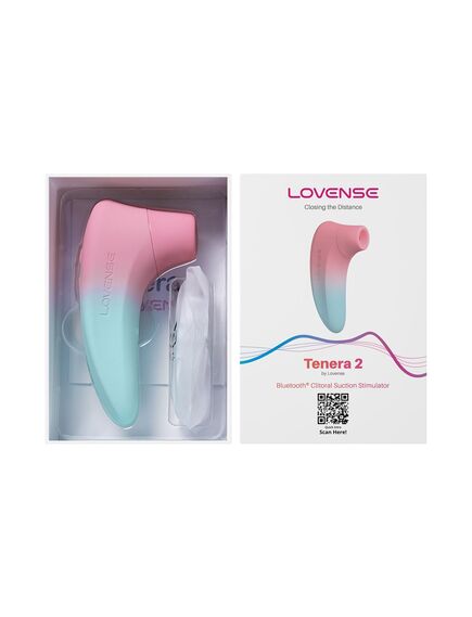 Вакуммно-волновой стимулятор клитора LOVENSE Tenera 2 PulseSense, силикон, розовый , изображение 7