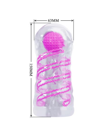 Мастурбатор мужской с дополнительной стимуляцией, 15 см , изображение 5