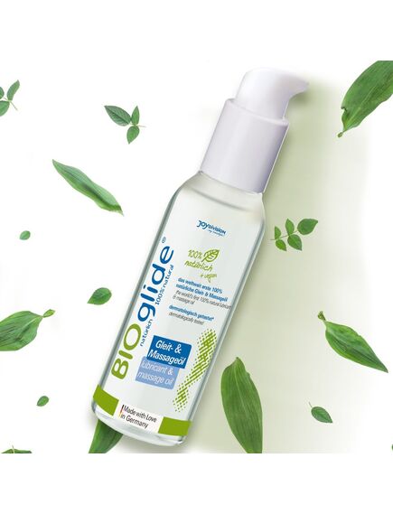 УЦЕНКА! Смазка с массажным маслом JoyDivision BIOglide 2в1, 125 мл , изображение 2