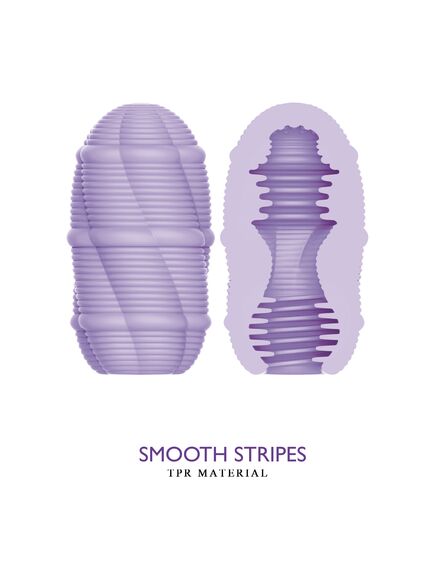 Яйцо мастурбатор из серии "Cupid-X", "Smooth stripes" , изображение 3