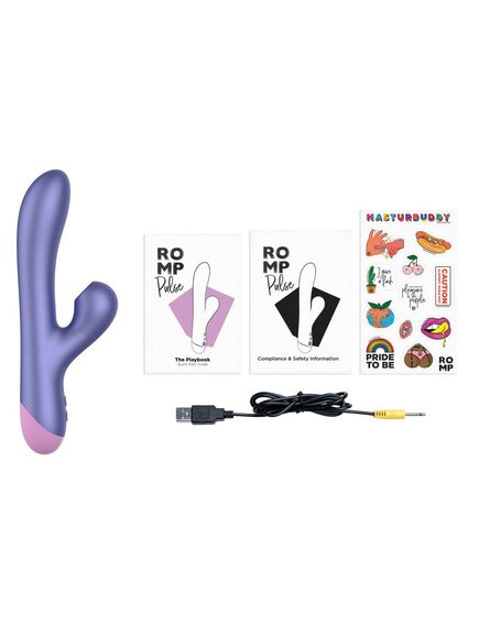 Вибратор Romp Pulse с бесконтактной клиторальной стимуляцией , изображение 2