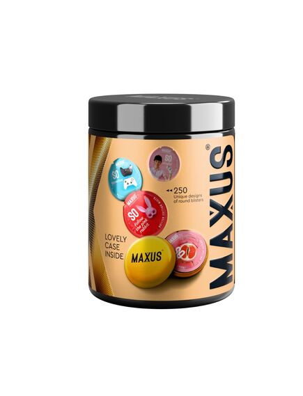 Презервативы MAXUS 2000 Amazing Dots №15 с железным кейсом, точечные, 15 шт , изображение 2