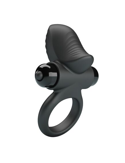 Эрекционное кольцо с вибрацией и стимуляцией клитора "Adrien" , изображение 2