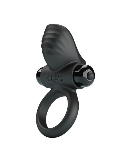 Эрекционное кольцо с вибрацией и стимуляцией клитора "Adrien" , изображение 3