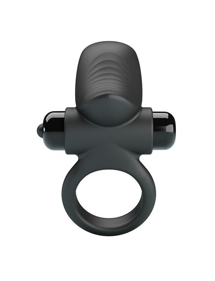 Эрекционное кольцо с вибрацией и стимуляцией клитора "Adrien" , изображение 5
