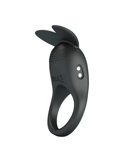 Эрекционное кольцо с вибрацией и стимуляцией клитора "Goodwin" , изображение 2