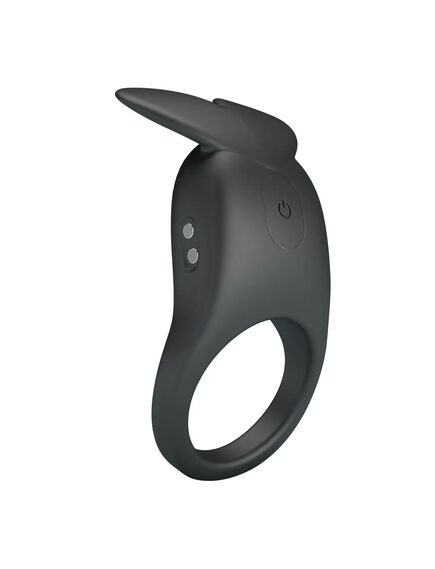 Эрекционное кольцо с вибрацией и стимуляцией клитора "Goodwin" , изображение 3