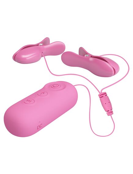 Зажимы на соски с вибрацией и электростимуляцией "Romanic wave 2" , изображение 5