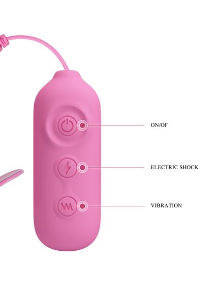 Зажимы на соски с вибрацией и электростимуляцией "Romanic wave 2" , изображение 6