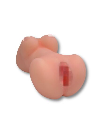 Мини-мастурбатор в виде вагины с грудью "Qiuqiu" , изображение 2