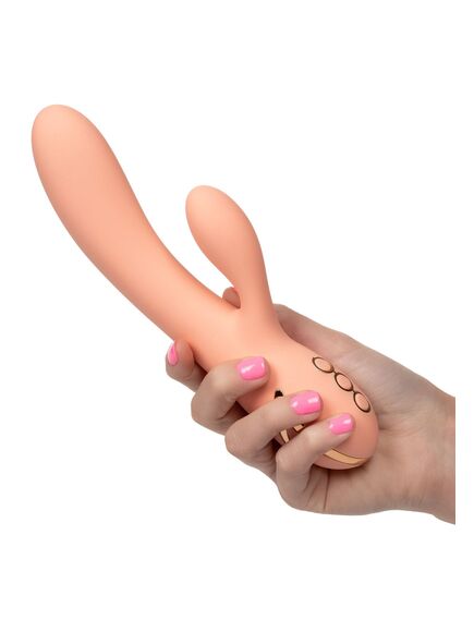 Вибромассажер - кролик MONTEREY MAGIC с поступательными движениями клиторального отростка , изображение 7