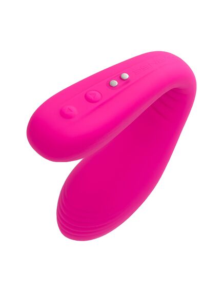 Многофункциональный стимулятор для пар LOVENSE Dolce, силикон, розовый, 20 см , изображение 4
