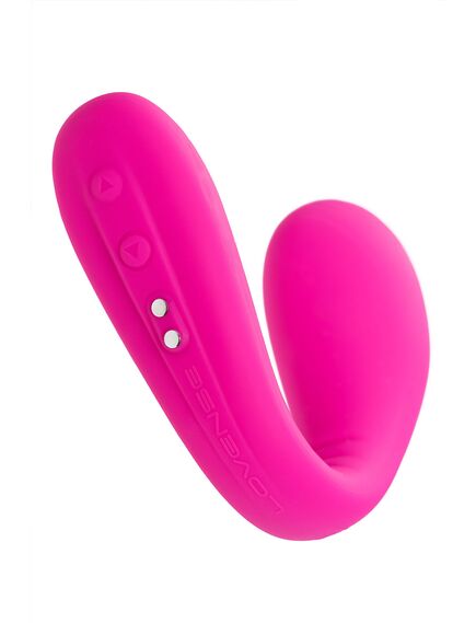 Многофункциональный стимулятор для пар LOVENSE Dolce, силикон, розовый, 20 см , изображение 5