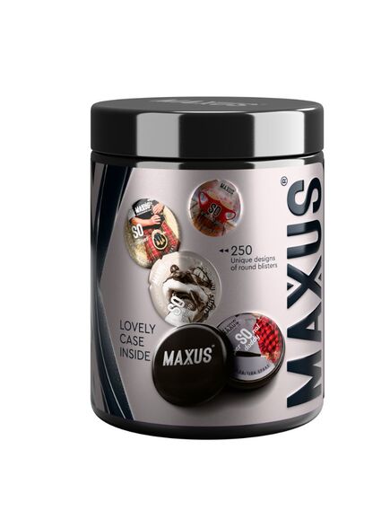 Презервативы MAXUS Extra Strong №15 с железным кейсом, черные, утолщенные, 15 шт , изображение 2