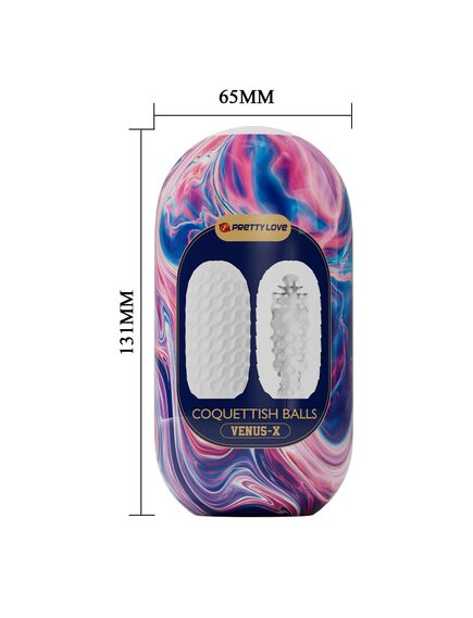 Маструбатор Pretty Love "Coquettish balls" Venus-X , изображение 4