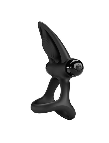 Эрекционное кольцо с вибрацией и стимуляцией клитора , изображение 3