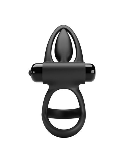 Эрекционное кольцо с вибрацией и стимуляцией клитора , изображение 5