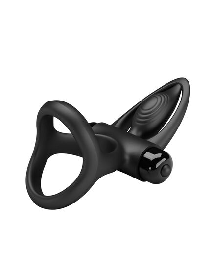 Эрекционное кольцо с вибрацией и стимуляцией клитора , изображение 6