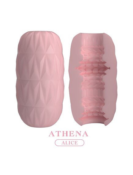 Яйцо мастурбатор с ярким рельефом из серии "Athena Alice", 11,3 см , изображение 2