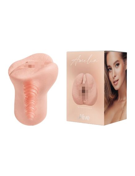 Мастурбатор вагина Alive Amelia, телесный , изображение 5