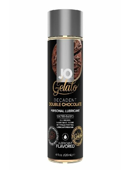 Вкусовой лубрикант Gelato Decadent Double Chocolate Изысканный двойной шоколад, 120мл 