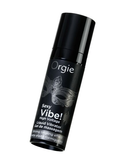 Гель для массажа ORGIE Sexy Vibe High Voltage с усиленным эффектом вибрации, 15 мл 