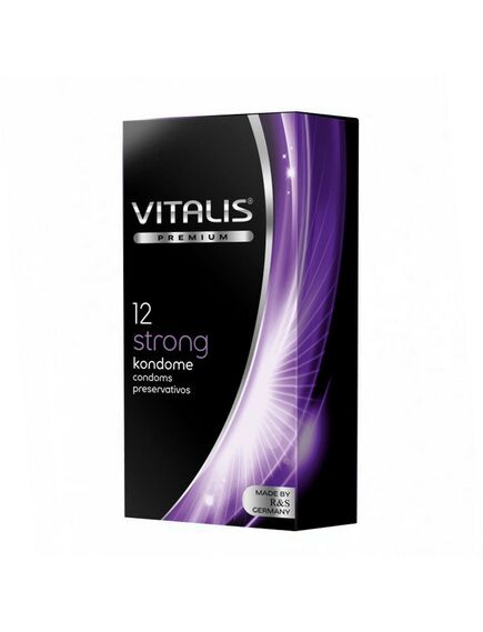 Презервативы сверхпрочные "Vitalis Strong", 12 шт 