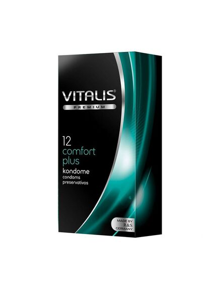 Презервативы анатомические Vitalis Comfort Plus, 12 шт 