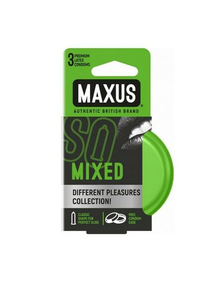 Презервативы набор MAXUS Mixed, 3 шт 