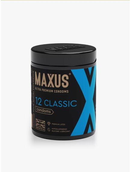 Презервативы классические Maxus Classic, 12 шт 