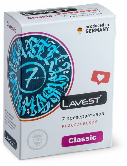 Презервативы LAVEST Classic 7шт 