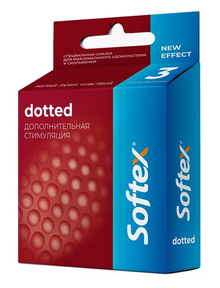 Презервативы Softex Dotted с ароматом лимона 