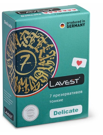 Презервативы LAVEST Delicate 7шт 