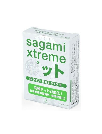 Презервативы Sagami Xtreme Type-E, 3 шт 