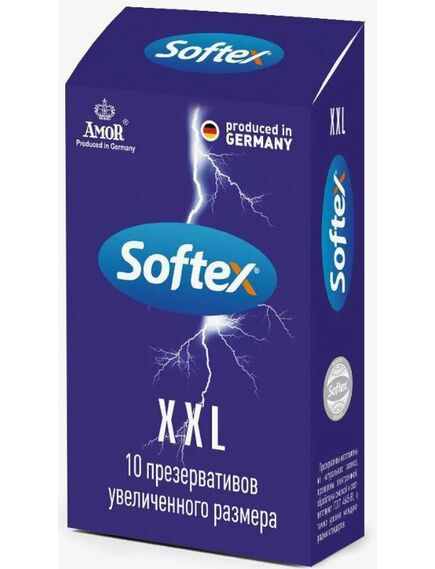 Презервативы Softex XXL увеличенного размера с ароматом колы 10шт 