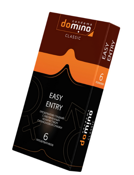 Презервативы DOMINO CLASSICS EASY ENTRY 6 штук 