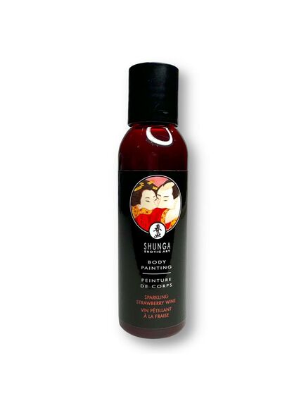 Декоративная крем-краска для тела SHUNGA SPARKLING STRAWBERRY WINE (ШАМПАНСКОЕ И КЛУБНИКА) 60ml 