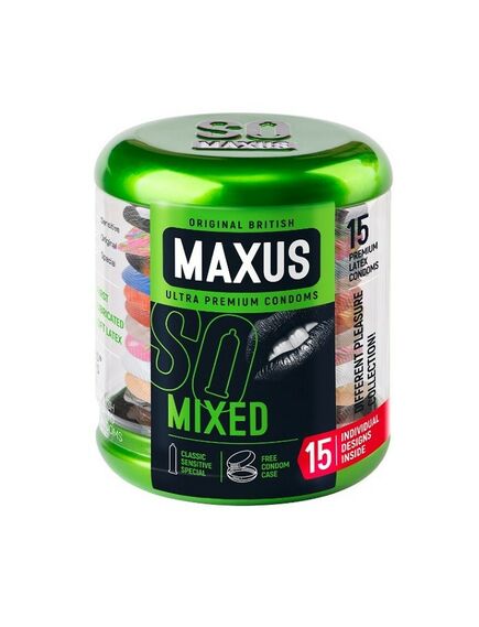 Презервативы набор MAXUS Mixed, 15 шт 