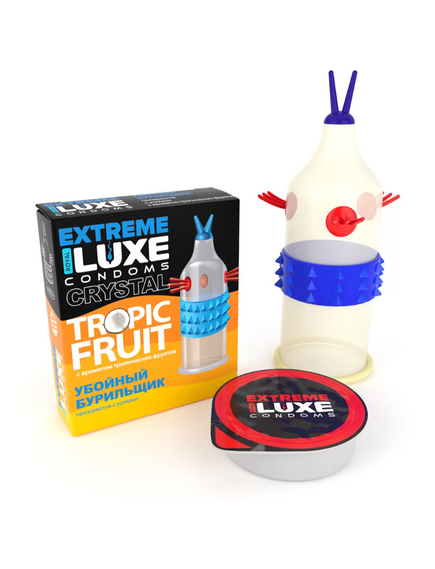 Презервативы Luxe EXTREME Убойный Бурильщик, 1 шт 